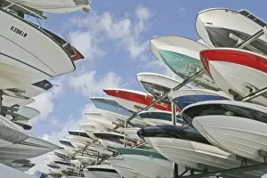 Images Dated 12th April 2008: Small boat rack storage Coconut Grove Florida
