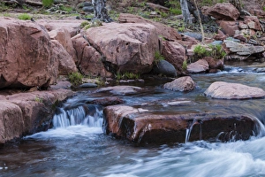 Oak Creek Prints: Small Cascade in Oak Creek, Sedona Arizona