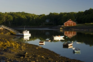 Images Dated 12th August 2015: A small harbor in Blue Hill Falls, Maine