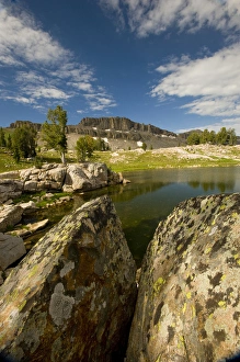 Targhee Prints: Small lake at Alaska Basin, Teton Mountains, Targhee National Forest, Idaho