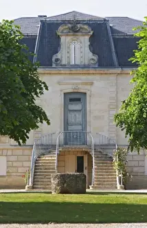 Stair Case Prints: The small but very well proportioned main chateau building Chateau Thieuley La Sauve