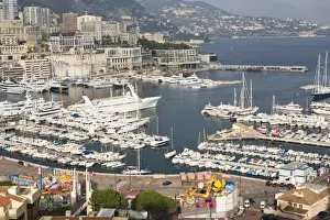 Wealth Prints: Small sculpture at the Palace and fortress museums of Monte-Carlo in Monaco. Coastline