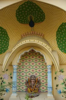 Small shrine to Ganesh, Jaipur, Rajasthan, India