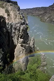 The Snake River below Shoshone Falls, Idaho