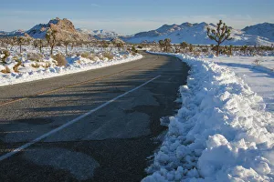 Prints of Snow in the high desert, California Images Dated 2018 June: Snow in the high desert, California