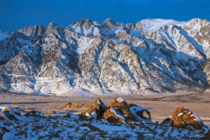 Exploration Prints: Snow on the Sierra Nevada Range, California