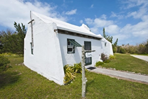 Somerset Prints: Somerset, Bermuda. Heydon Trust Chapel (1616)