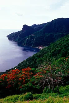 Soufriere, Soufriere Bay, Southern Coast, Dominica, Caribbean