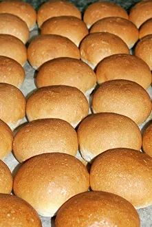 Rustic Prints: Sourdough bread rolls, cooked in the baker's laboratory, Italy