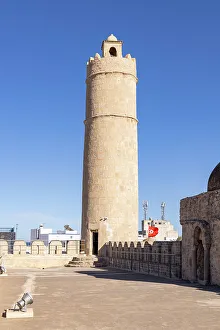 Sousse Prints: Sousse, Tunisia. Fortification tower on the Ribat of Sousse