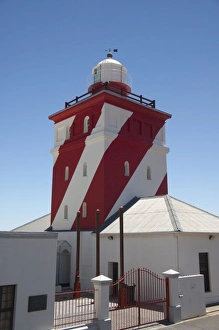 South African Prints: South Africa, Cape Town. Green Point Lighthouse, the oldest in South Africa