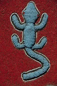 South Africa, Cape Town. Typical South African beadwork, detail