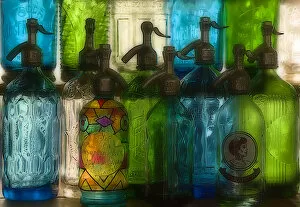 Images Dated 22nd August 2008: South America, Argentina, Buenos Aires. Artistic Orton-style image of colorful glass
