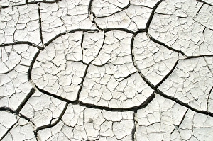 Images Dated 14th September 2015: South America Argentina El Calafate Mud Cracks 1