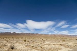 Jutta Riegel Prints: South America, Argentina, Jujuy, Salinas Grandes, mystic cloud formation in the desert