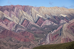 Images Dated 30th March 2011: South America, Argentina, Province Jujuy, regional Humahuaca, stone formaton Cerro