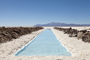 South America, Argentina, Province Jujuy, saltlake Salinas Grandes