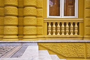 Stairs Prints: South America, Brazil, Petropolis, The Imperial City, building detail of the Municipal