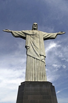 Images Dated 9th March 2009: South America, Brazil, Rio de Janeiro. Christ the Redeemer landmark monument on Corcovado