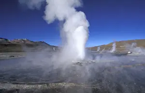 Antofagasta Prints: South America, Chile Antofagasta San Pedro de Atacama Geysers del Tatio