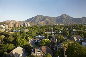 Images Dated 2nd January 2010: South America, Chile, Santiago, Vitacura and Cerro Manquehue