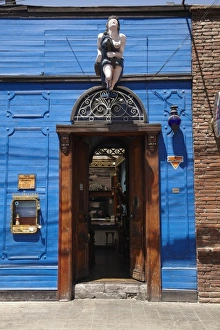 Images Dated 12th January 2010: South America, Chile, Santiago, Azul Profundo Seafood Cafe and Restaurant, Bellavista