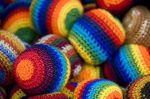 Images Dated 28th February 2009: South America, Ecuador. Famous Otavalo Market which dates back to pre-Inca times