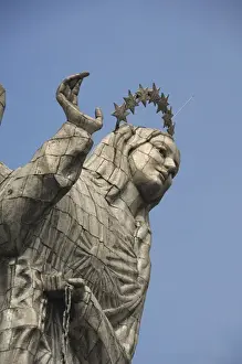 Likeness Prints: South America, Ecuador, Quito. Statue of the winged Virgin Mary of Quito (La Virgen
