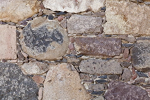 Images Dated 9th February 2011: South America, Mexico, San Miguel de Allende. Detail of traditional stone work on wall