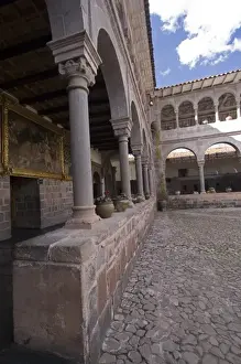 Civilization Prints: South America - Peru - Cusco. Inca site of Coricancha (once the Inca Empire s