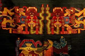 South America, Peru, Lima. National Museum of Archaeology & Anthropology. Sample