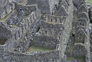 Images Dated 3rd November 2003: South America, Peru, Machu Picchu. Top angle view of ancient ruins