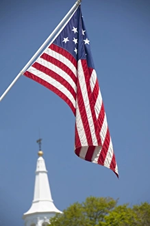 Old Glory Prints: South Carolina, Charleston. Rooftop of St. Michaels Episcopal Church, c. 1761