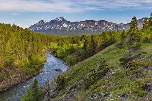 Images Dated 30th June 2018: The South Fork of the Two Medicine River in the Lewis and Clark National Forest, Montana