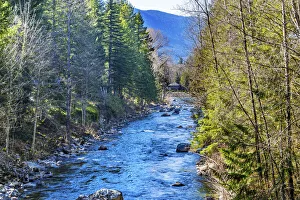 King County Prints: South Fork, Snoqualmie River, Snoqualmie Valley Trail, North Bend, Washington State