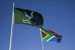 Namaqua Prints: South Namaqua National Park. South African and National Parks flags