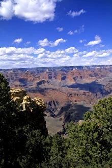 South Rim of Grand Canyon beautiful image in Arizona USA