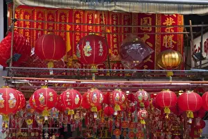 Wide Angle Prints: Southeast Asia; China; Hong Kong; Stree Market of chinas products