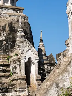 Thailand Prints: Southeast Asia; Thailand; Ayutthaya; Phra Nakhon Si Ayutthaya Old Siam Tempel