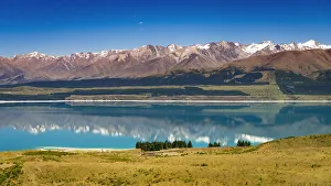 Te Waipounamu Prints: Southern Alps from Lake Pukaki, Canterbury, South Island, New Zealand