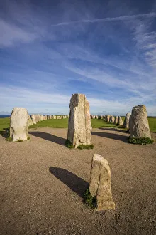 Southern Sweden, Kaseberga, Ales Stenar, Ales Stones, early peoples ritual site