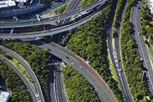Traffic Prints: Spaghetti Junction (officially Central Motorway Junction), Newton, Auckland, North Island