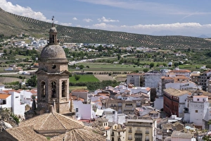 Spain Prints: Spain, Andalusia. The church of the Incarnation in Loja, Granada provence