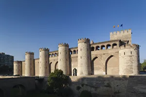 Images Dated 14th October 2011: Spain, Aragon Region, Zaragoza Province, Zaragoza, The Aljaferia, 11th-century Islamic