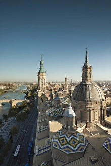 Images Dated 13th October 2011: Spain, Aragon Region, Zaragoza Province, Zaragoza, Basilica de Nuestra Senora del Pilar