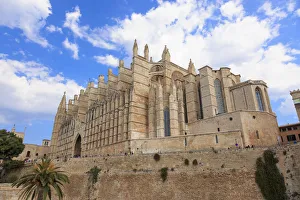 Mallorca Prints: Spain, Balearic Islands, Mallorca. Cathedral of Santa Maria of Palma