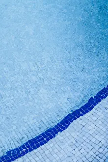 Images Dated 11th November 2019: Spain, Canary Islands, Fuerteventura Island, Caleta de Fuste, beachside swimming pool