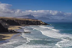 Images Dated 11th November 2019: Spain, Canary Islands, Fuerteventura Island, La Pared, Playa de la Pared