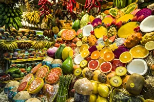 Spain, Canary Islands, Gran Canaria Island, Las Palmas de Gran Canaria, Covered Market