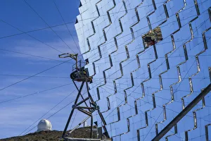 Prints of Spain, Canary Islands, La Palma Island, Parque Nacional Caldera de Taburiente national park, Roque de los Muchachos Observatory, The Florian Goebel MAGIC Telescopes Images Dated 2019 November: Spain, Canary Islands, La Palma Island, Parque Nacional Caldera de Taburiente national
